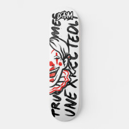 Taydam Vrouw Clown Skateboard