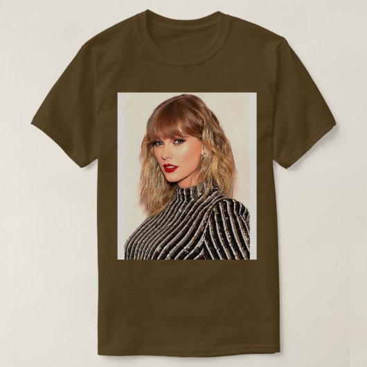 TayIor Swift Portretkunst T-shirt (Design voorkant)
