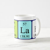 Taylah periodieke lijstnaam mok (Voorkant rechts)