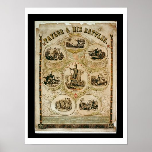 "Taylor and his Army" (litho) Poster (Voorkant)