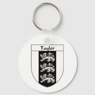 Taylor Coat of Arms/Family Crest Sleutelhanger