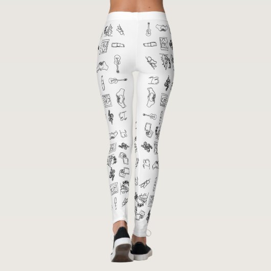 Taylor Eras Line Drawing Leggings (Achterkant)