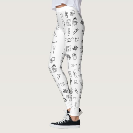 Taylor Eras Line Drawing Leggings (Links)