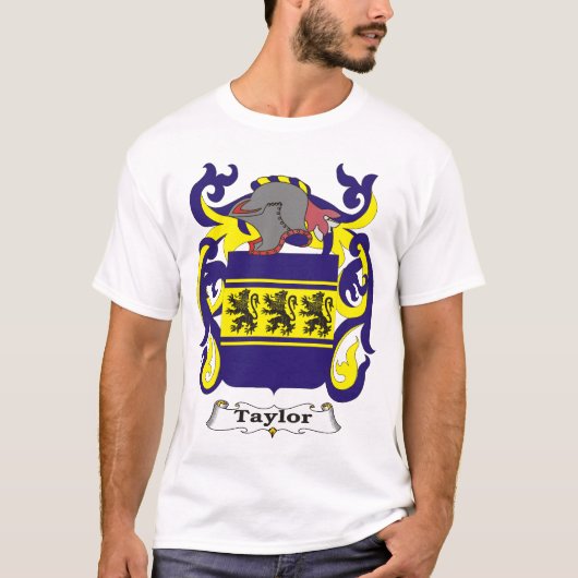 Taylor Family Coat of Arms T-shirt (Voorkant)