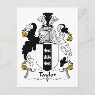 Taylor Family Crest Briefkaart
