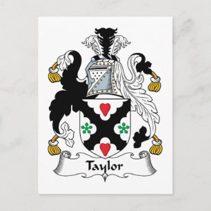 Taylor Family Crest Briefkaart