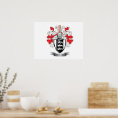Taylor Family Crest Coat of Arms Poster (Keuken)