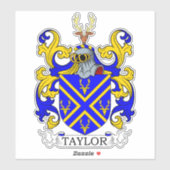 Taylor Family Crest Sticker (Vel)