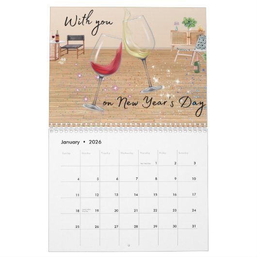 Taylor geïnspireerde kalender (Jan 2026)