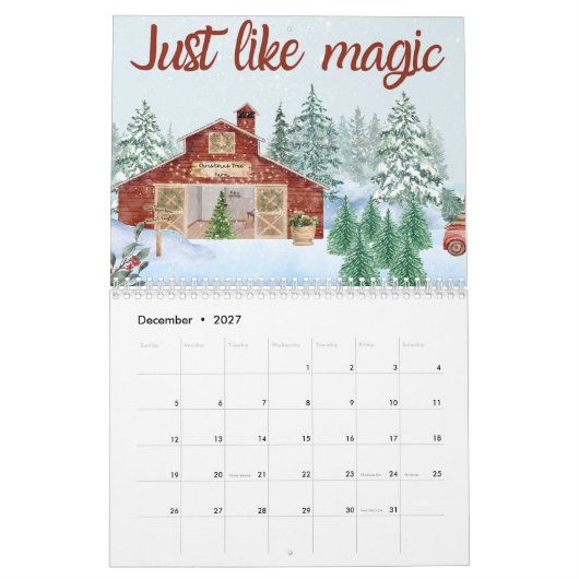 Taylor geïnspireerde kalender (Dec 2027)