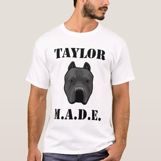 Taylor M.A.D.E. Pitbull T-shirt (Voorkant)