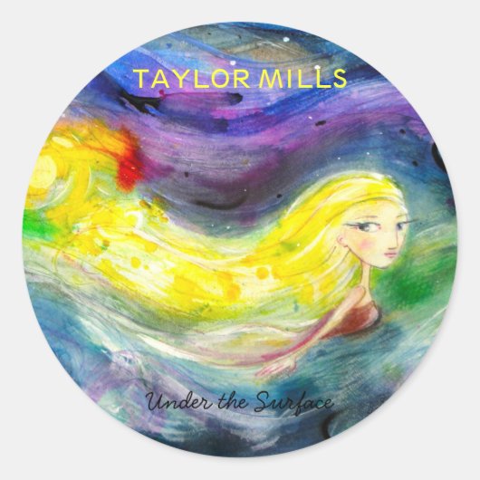 Taylor Mills onder de oppervlakte stickers (Voorkant)