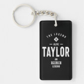 Taylor Persoonlijke naam Birthday Gift Sleutelhanger (Voorkant)