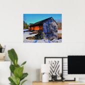 Taylor Saw Mill-Winter Poster (Thuiskantoor)