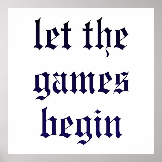 Taylor Swift laat de games beginnen Poster (Voorkant)