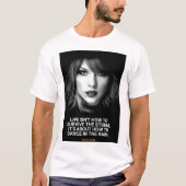 Taylor Swift quotes T-Shirt (Voorkant)