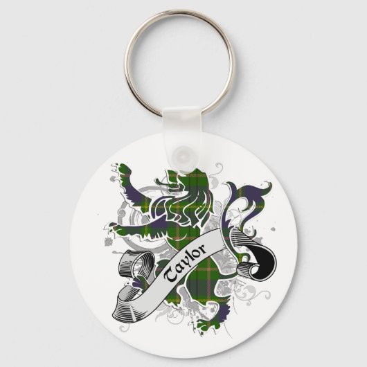 Taylor Tartan Lion Sleutelhanger (Voorkant)