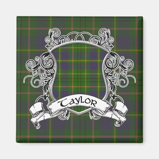 Taylor Tartan Shield Magneet (Voorkant)