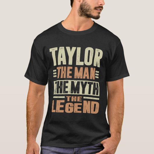 Taylor The Man The Myth T-shirt (Voorkant)