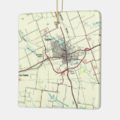 Taylor TX  Map Keramisch Ornament (Links)