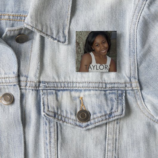 TAYLOR VIERKANTE BUTTON 5,1 CM (In situ)