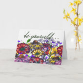 Taylor voor moed kaart (Gele Bloem)