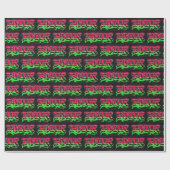 Taylor Vorname Name Graffiti red green Cadeaupapier (Vlak)