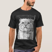 Taylor White Cat T-shirt Swift Rep Tour Essential  (Voorkant)