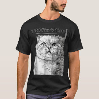 Taylor White Cat T-shirt Swift Rep Tour Essential 