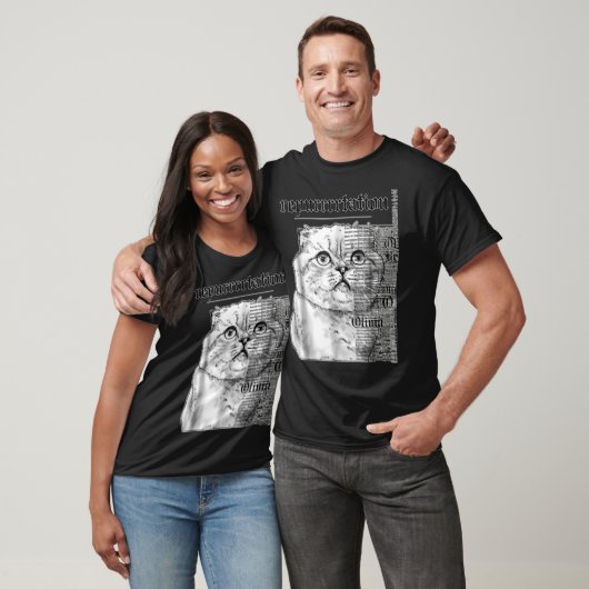 Taylor White Cat T-shirt Swift Rep Tour Essential  (Unisex)