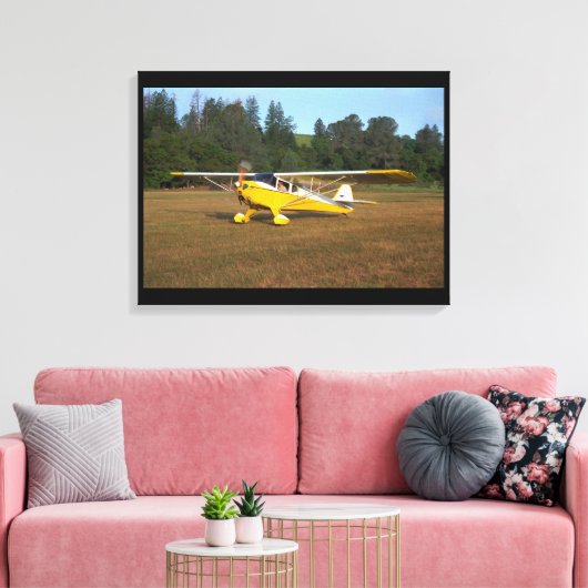 Taylorcraft, BC-12, 1941_Classic Aviation Canvas Afdruk (Insitu (Woonkamer))