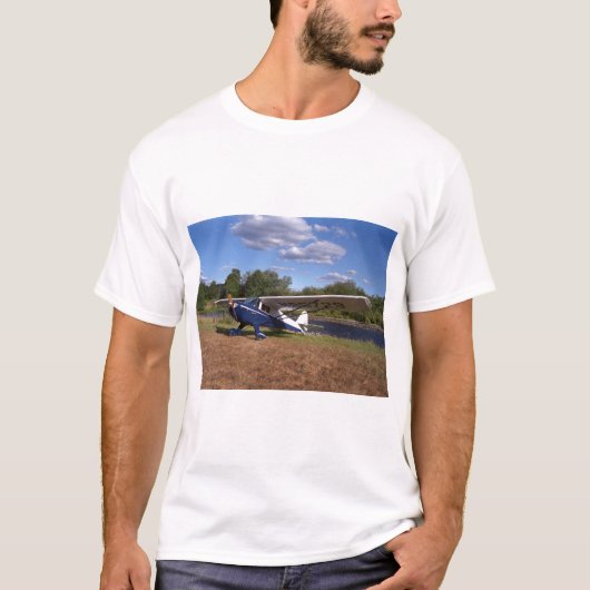 Taylorcraft, BC-12D, 1946_Classic Aviation T-shirt (Voorkant)