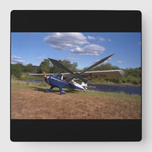 Taylorcraft, BC-12D, 1946_Classic Aviation Vierkante Klok