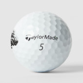 TaylorMade 12 Pack Mushroom Cloud Golfballen  (Logo)