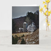 "Taylors Boerderij" kerstKaart Kaart (Gele Bloem)