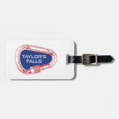 Taylor's Herfsten Minnesota Rock Klibing Carabiner Bagagelabel (Voorkant horizontaal)