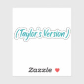 Taylor's versie, rode stickers, fearless, folklore sticker (Vel)
