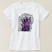TaylorSwiftKarma is een kat T-shirt (Design voorkant)