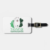 Taymyr Samoyeds bagage label (Voorkant horizontaal)