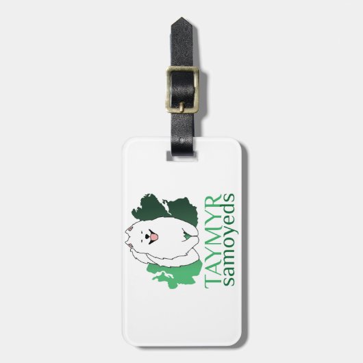 Taymyr Samoyeds bagage label (Voorkant verticaal)