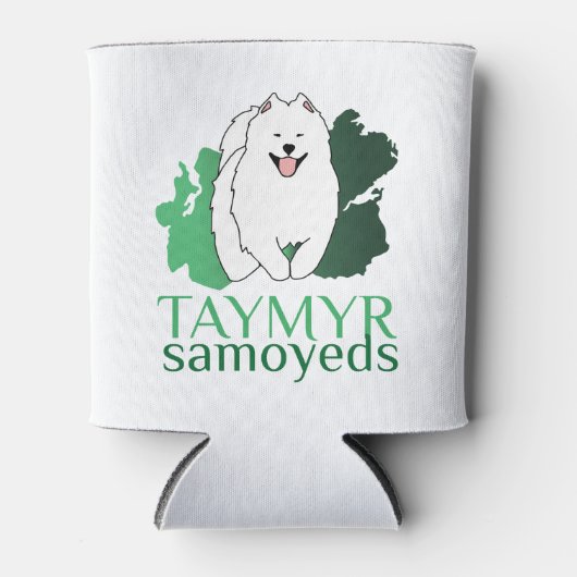 Taymyr Samoyeds Logo Blikjeskoeler (Voorkant)