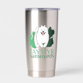 Taymyr Samoyeds logo Geïsoleerde Drinkbeker (Links)