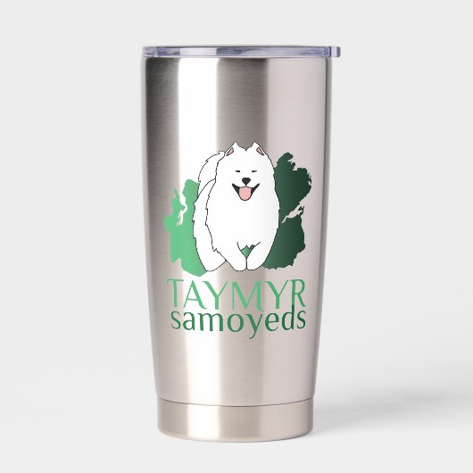 Taymyr Samoyeds logo Geïsoleerde Drinkbeker (Links)