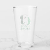 Taymyr Samoyeds logo Glas (Achterkant)
