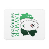 Taymyr Samoyeds logo Magneet (Horizontaal)