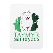 Taymyr Samoyeds logo Magneet (Verticaal)