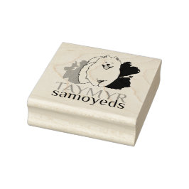 Taymyr Samoyeds logo Rubberstempel