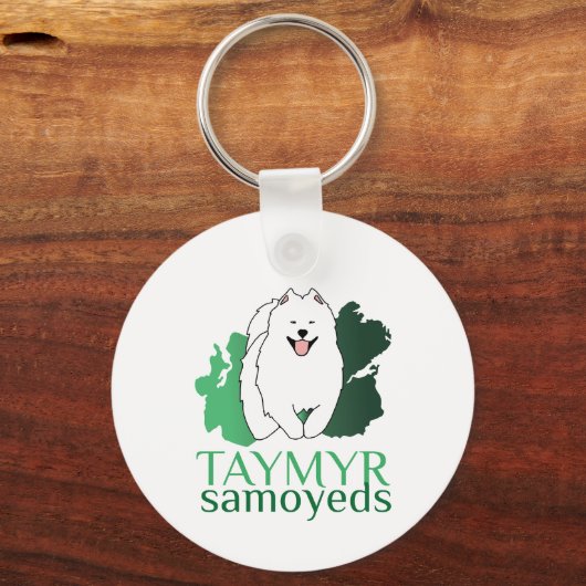 Taymyr Samoyeds logo Sleutelhanger (Voorkant)