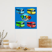 Tayo de kleine bus poster (Keuken)