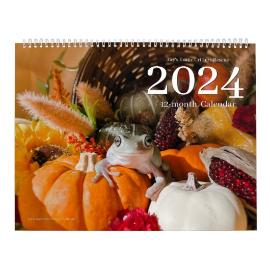 Tay's Exotische Critters Rescue kalender 2024 (Hoes)